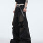 【24s May.】Deconstructed Ripped Fringed Baggy Jeans