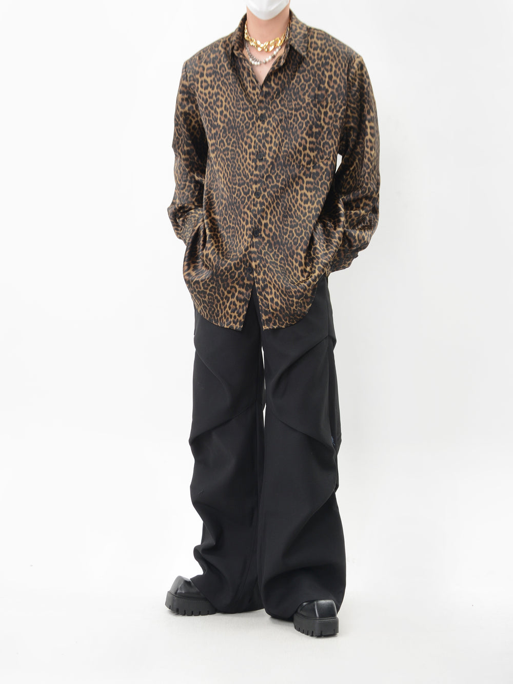 【24s Nov.】Versatile Leopard Print Shirt ArtsKoreanMan