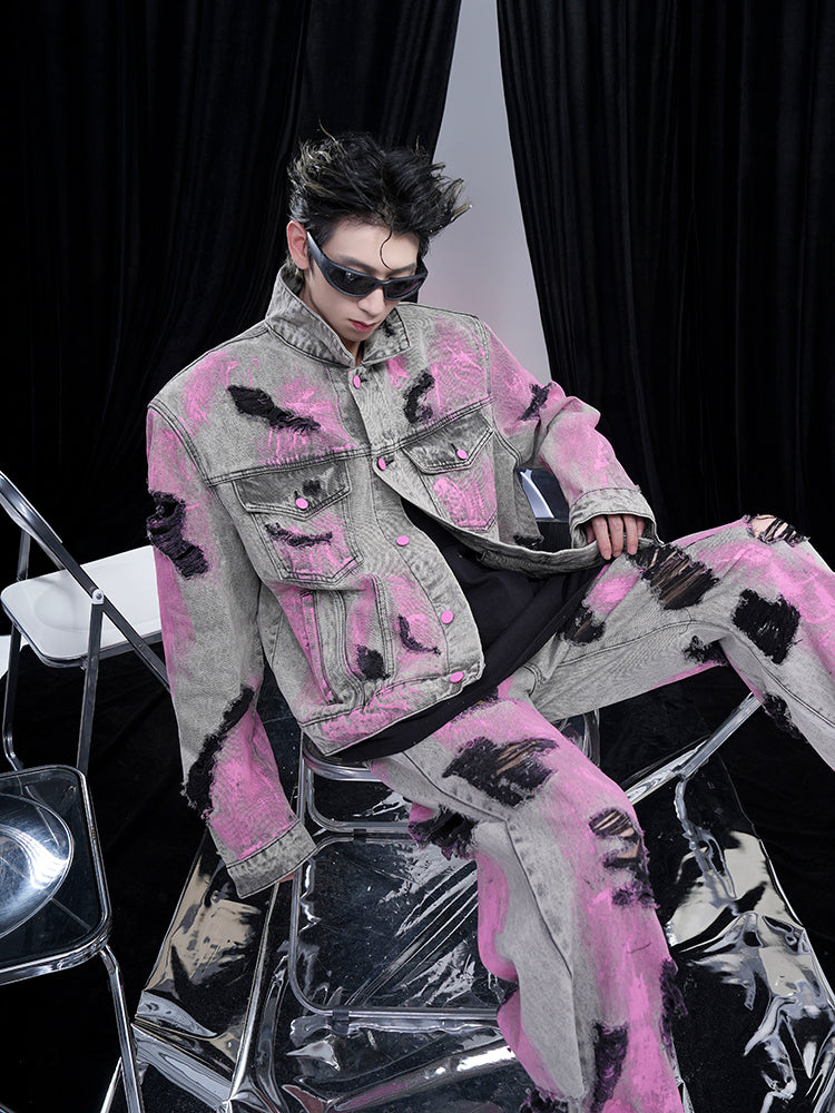 【24s July.】Graffiti Washed Jacket ArtsKoreanMan