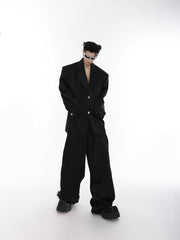 【23s August.】Simple Shoulder Pad Suit ArtsKoreanMan