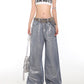 【24s Aug.】Vintage Silver Heavy Straight Jeans