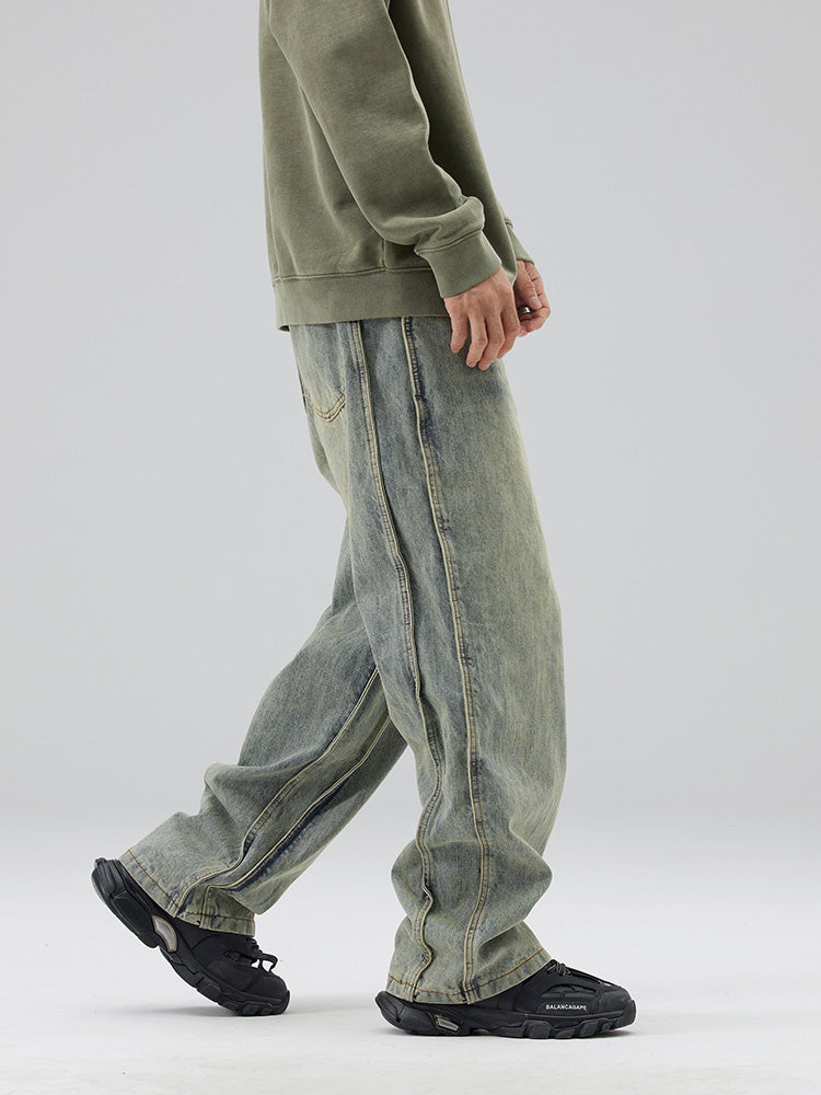 【23s September.】Side Double Striped Jeans
