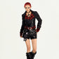 【25s Oct.】Punk Rock Plaid Leather Jacket