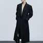 【25s Nov.】Woolen Slim-fit Trench Coat