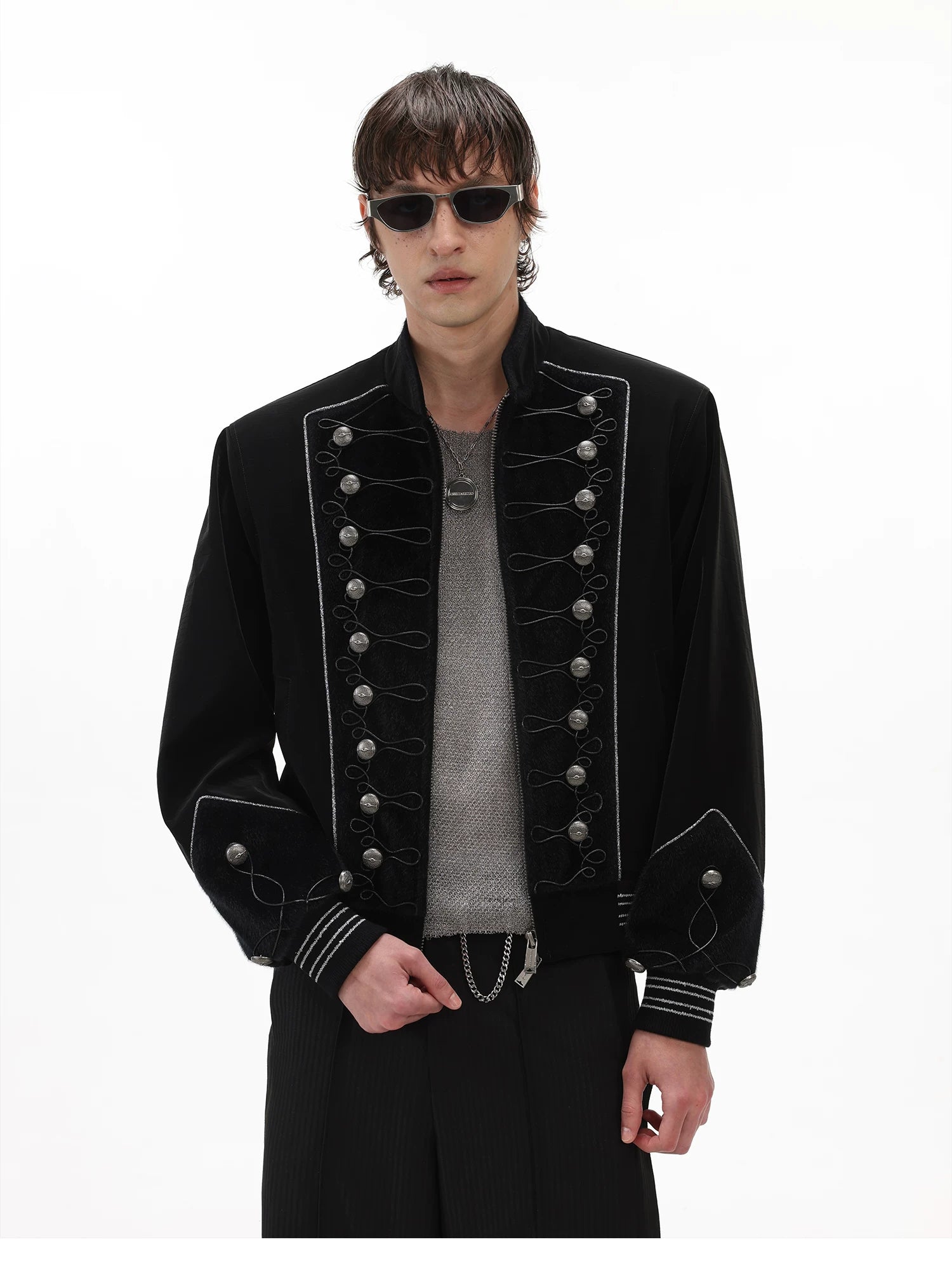 【26s May】Napoleonic Double-Breasted Embroidered Jacket