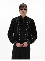 【26s May】Napoleonic Double-Breasted Embroidered Jacket