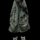 【25s Aug.】Distressed Patchwork Wide-Leg Jeans in Dark Aesthetic