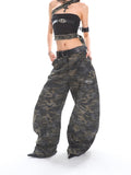 【25s Apr.】Washed Camouflage Scimitar Baggy Pants