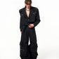 【25s Apr.】Fake Two-piece Zippered Short Suit