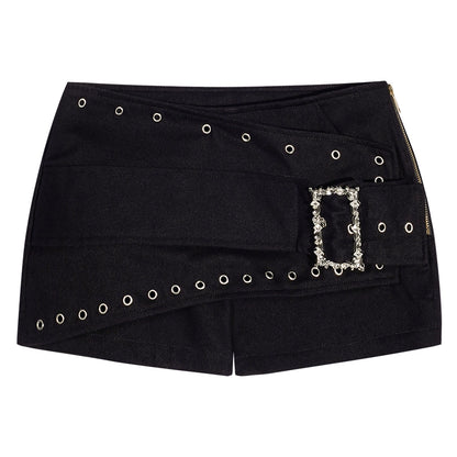 【25s Oct.】Studded Punk Low-rise Shorts