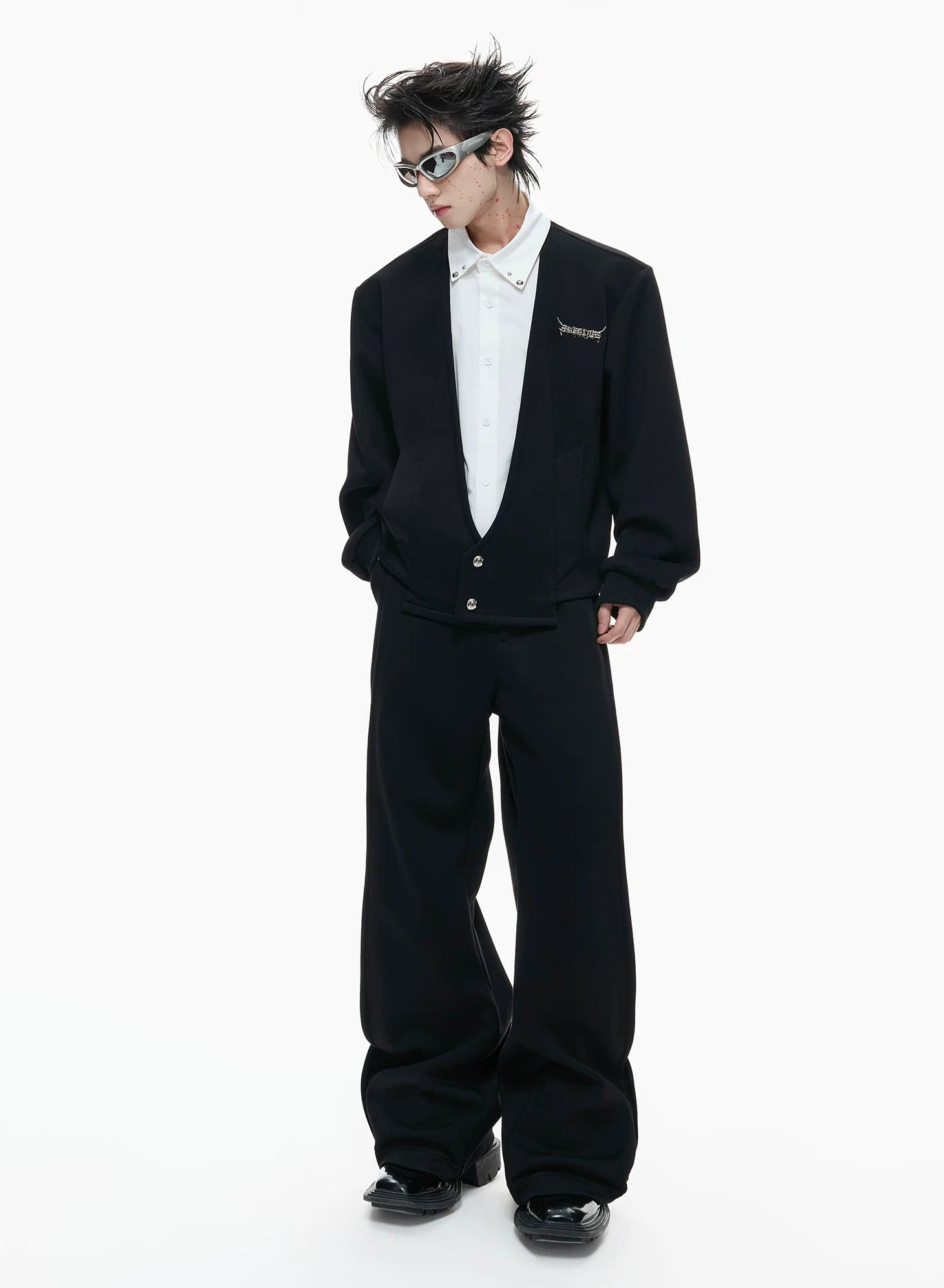 【26s Mar.】Layered Shirt Hoodie Set