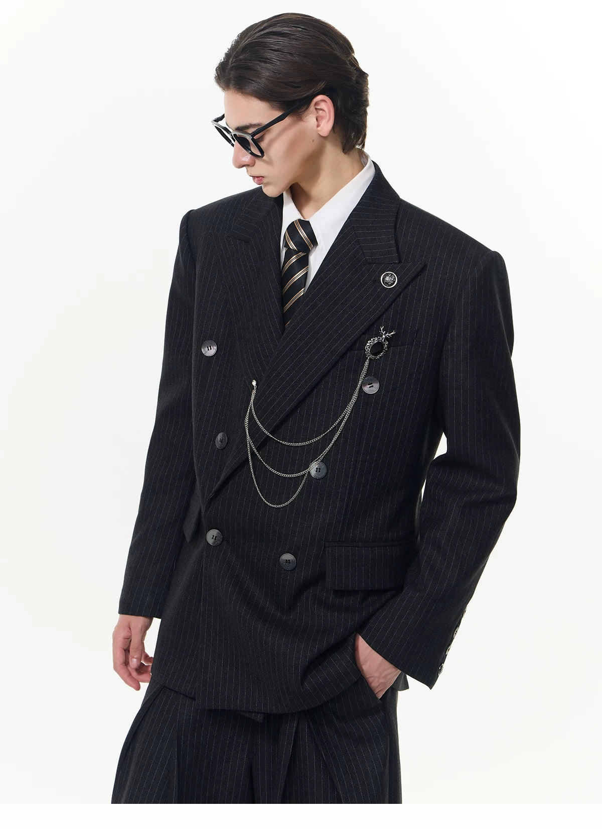 【26s Apr.】Striped Relaxed Tailored Jacket / Pants
