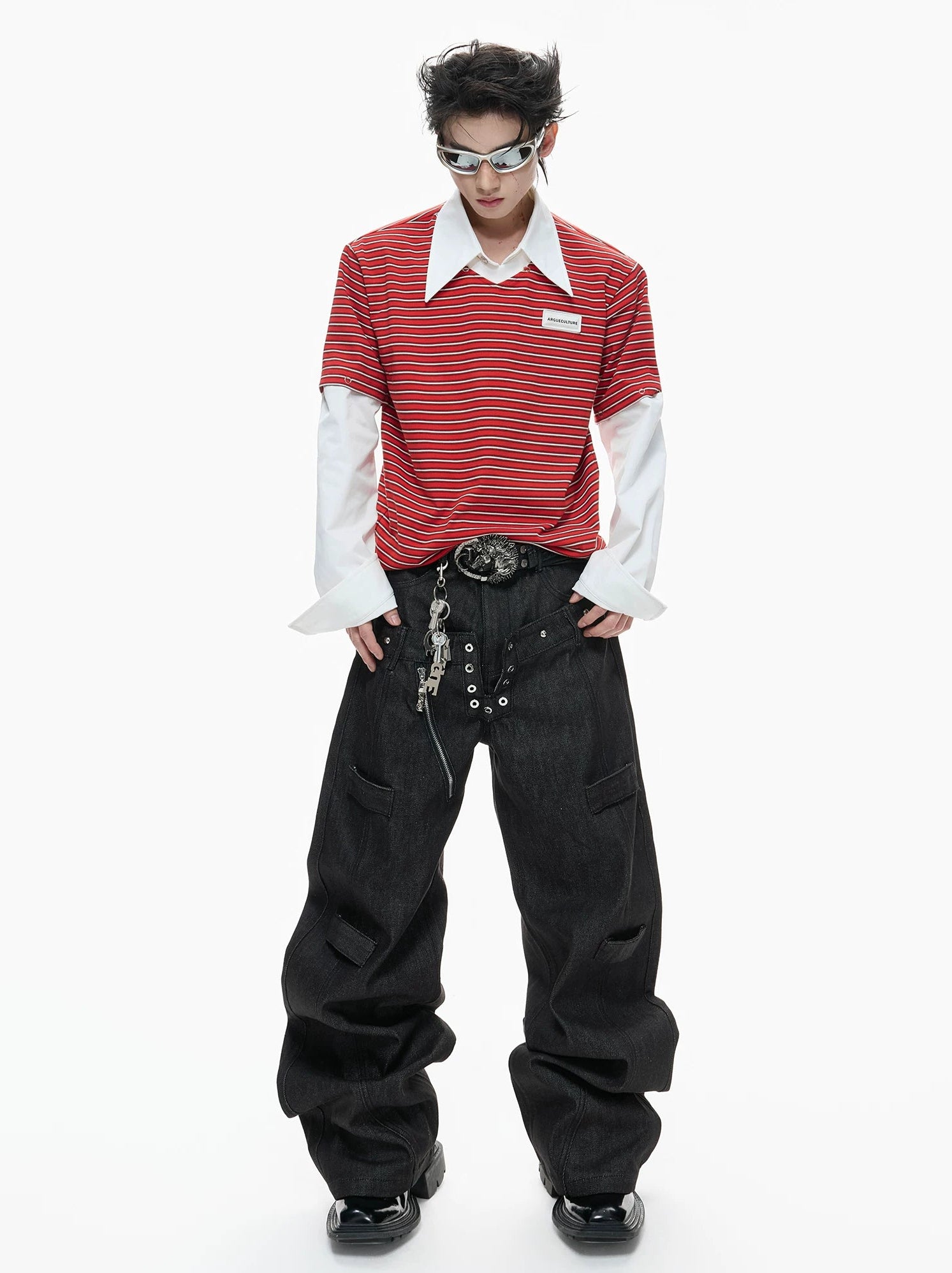 【26s Apr.】Raw Selvedge Double Waist Straight Denim Pants
