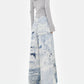 【25s Jul.】High-Waist Washed Tie-Dye Wide Jeans