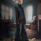 【25s Oct.】Dark Deconstructed Patchwork Leather Jacket