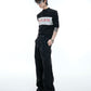 【25s Aug.】Mesh Elastic Slim Fit Embroidered Bottoming Shirt