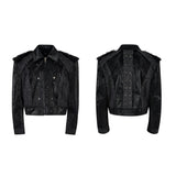 【25s Oct.】Haute Couture Snake Print and Fur Jacket