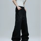 【25s Oct.】Hooded Cropped Mohair Patchwork Hooide/Pants