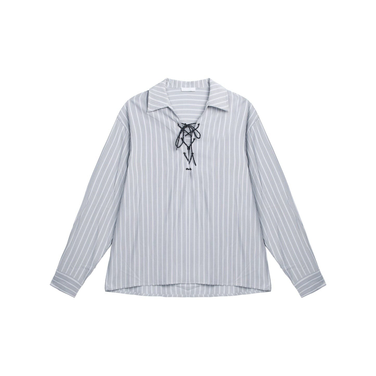 【25s Sep.】Cleanfit Drawstring Striped Shirt