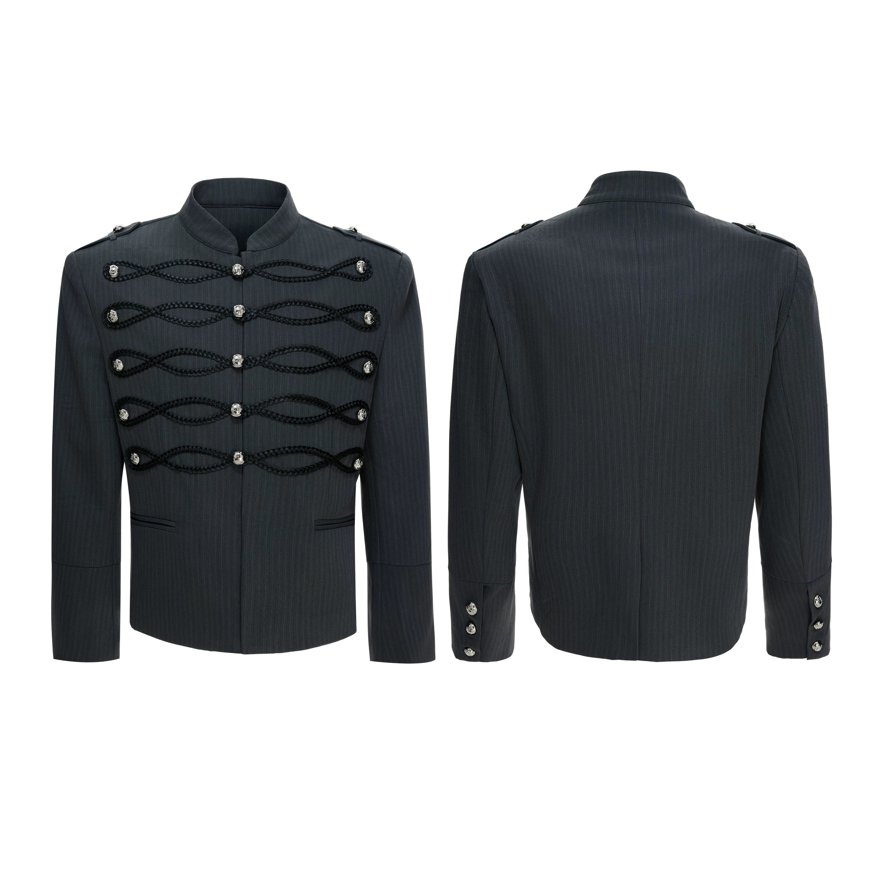 【26s Apr.】Napoleon Braided Metal Button Jacket