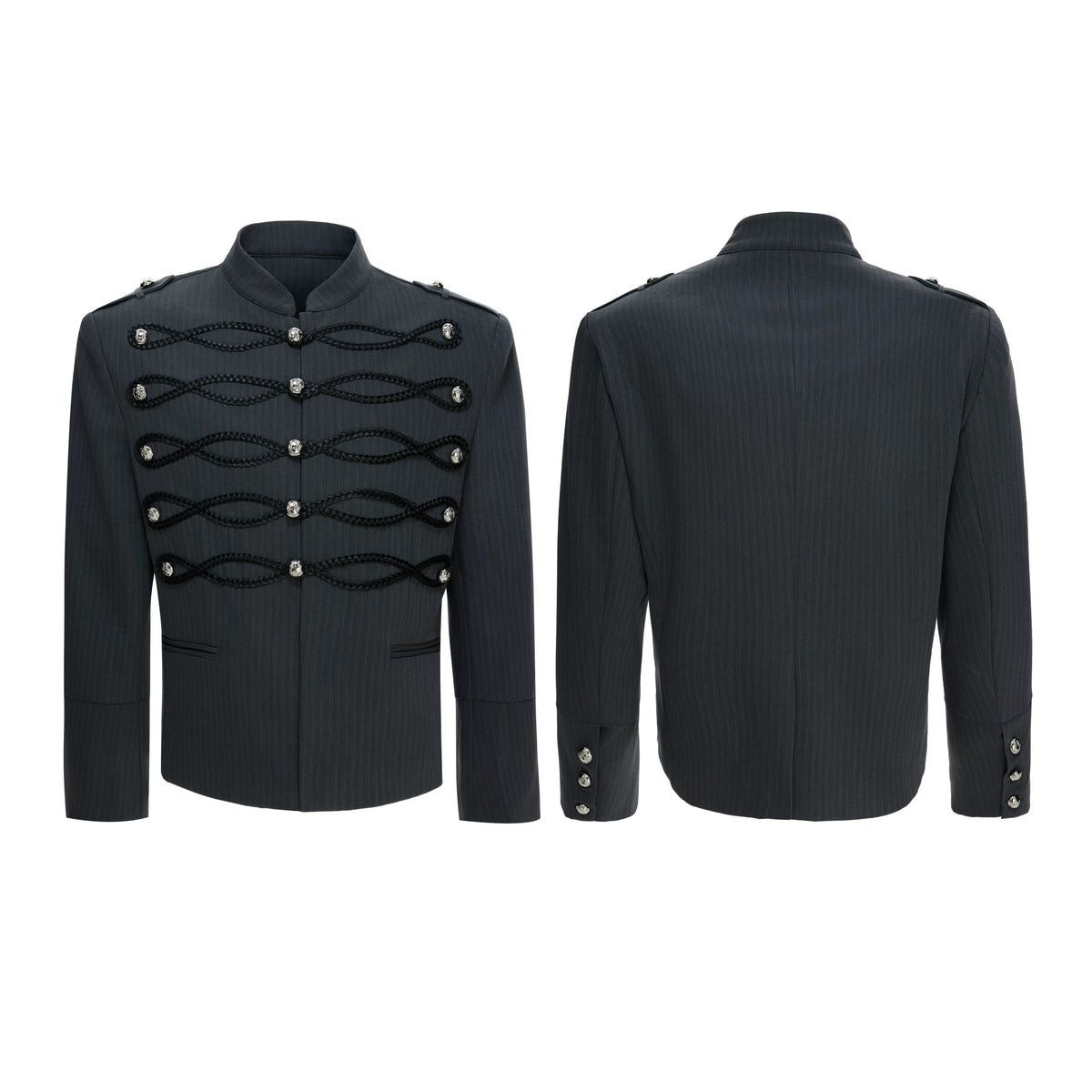【26s Apr.】Napoleon Braided Metal Button Jacket