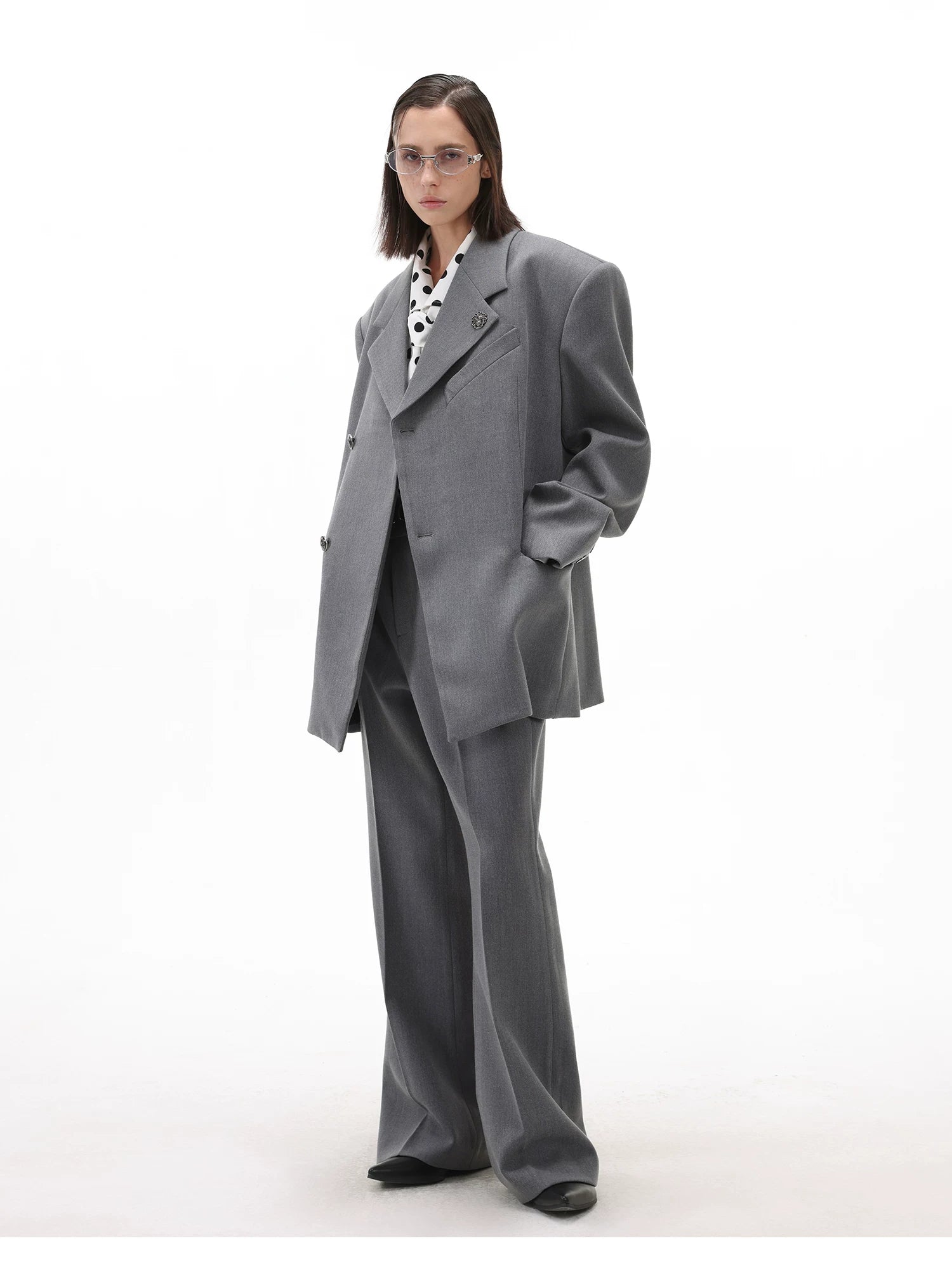 【26s Apr.】Minimal Flared Tailored Jacket / Pants