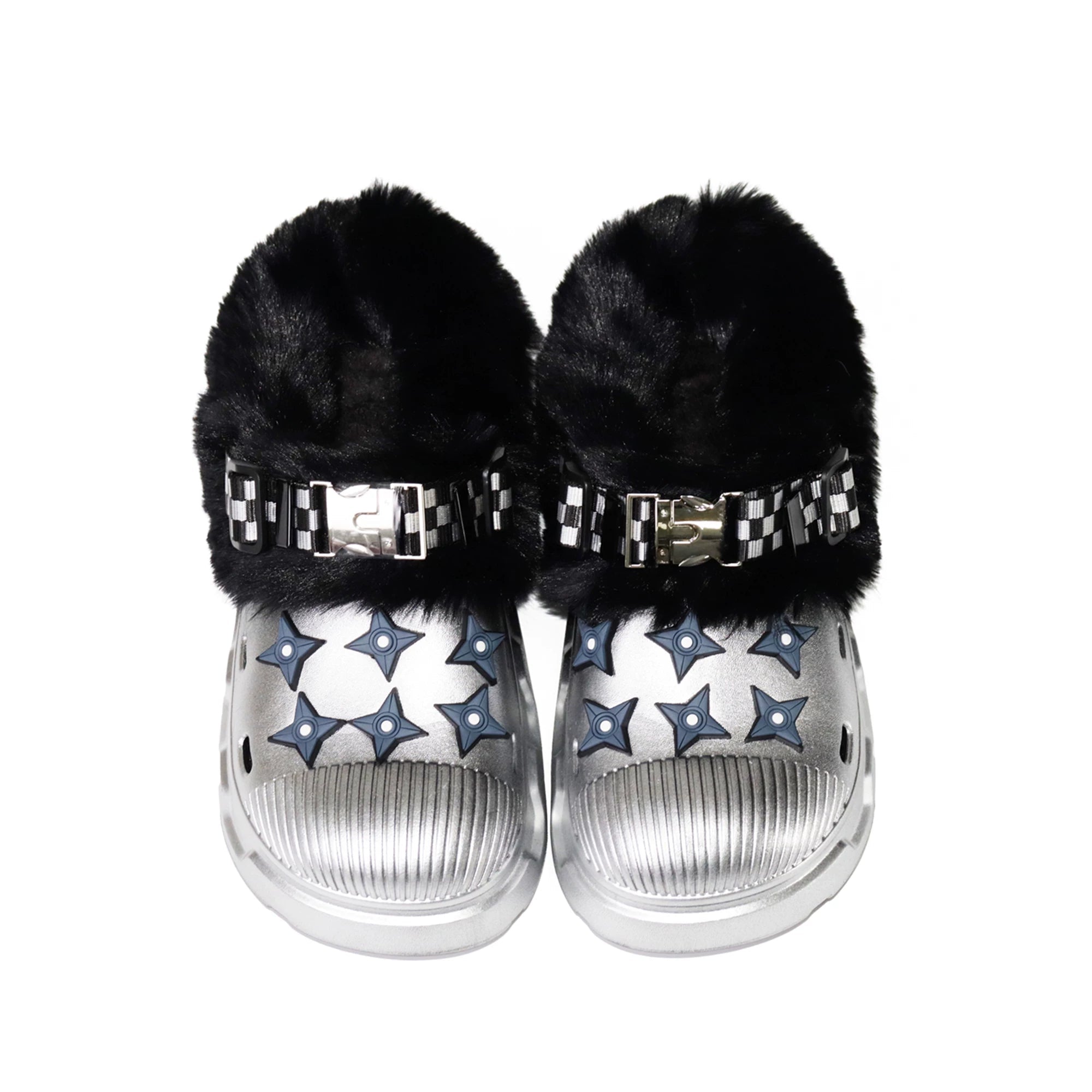 【26s Jan.】Fleece-Lined Functional Platform Clog Mule