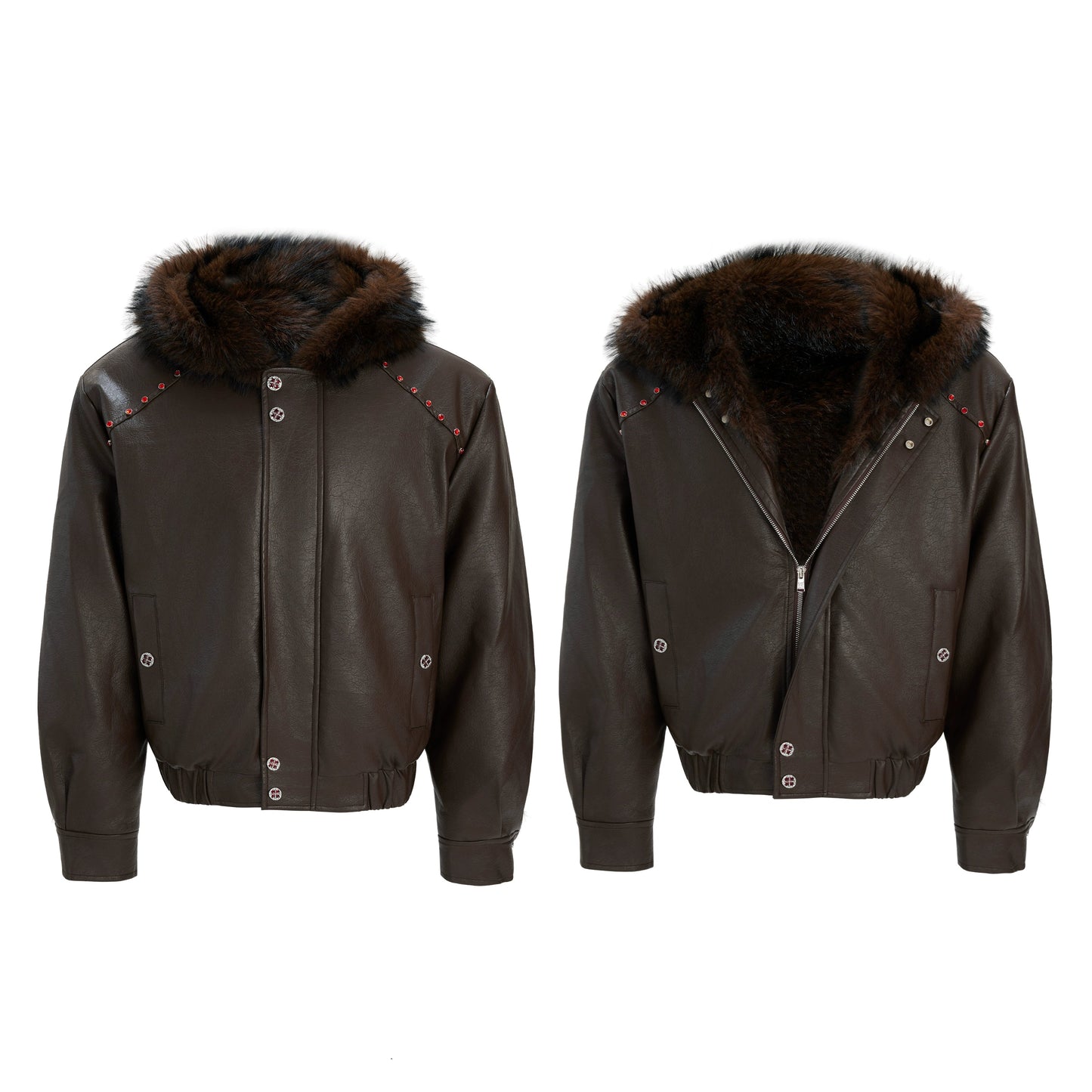 【25s Nov.】Heavy Textured Plush Padded Jacket