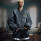 【25s Aug.】Distressed Washed Loose Bomber Jacket
