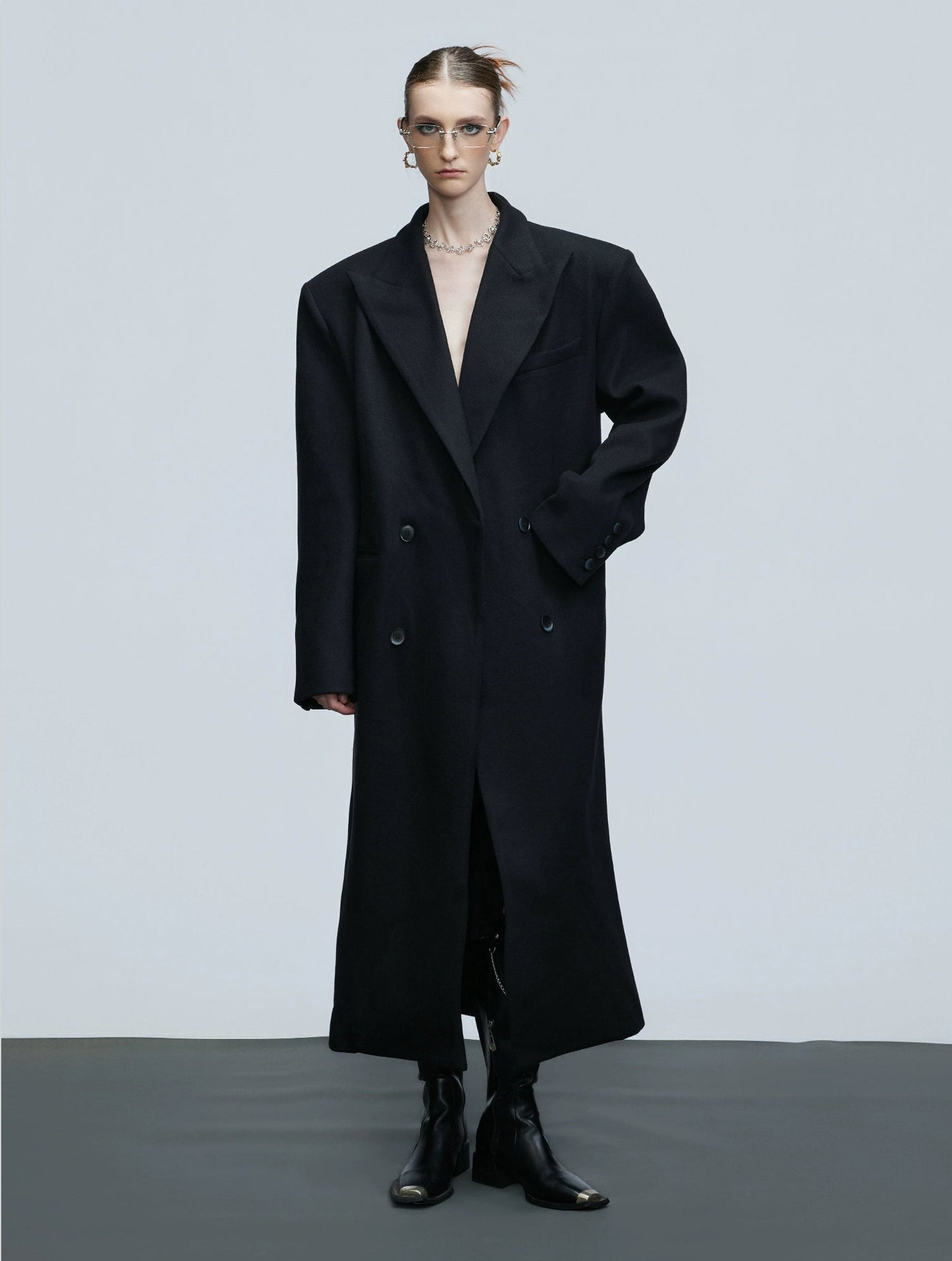 【25s Nov.】Woolen Slim-fit Trench Coat
