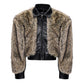 Faux Fur and Leather Thickened Cotton Jacket