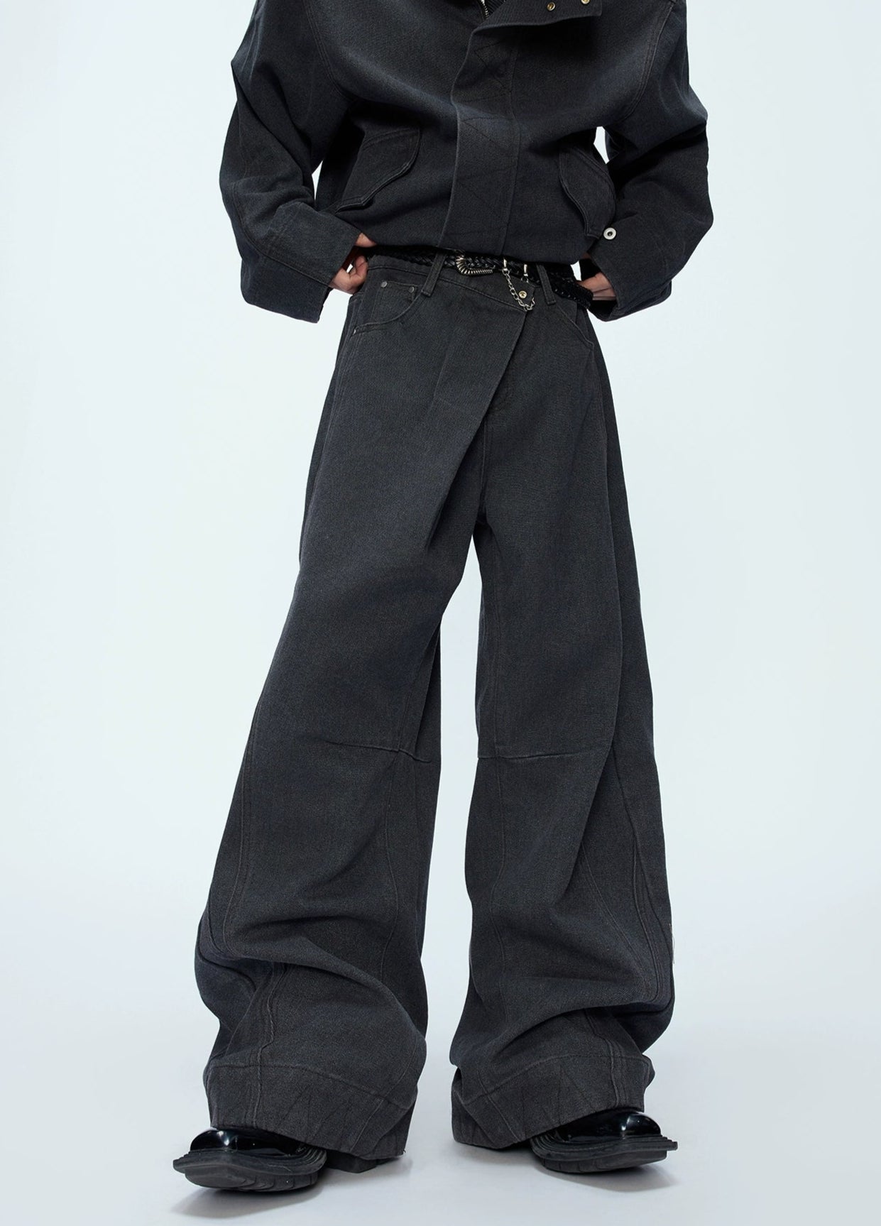 【25s Oct.】Vintage Washed Silhouette Jacket/pants