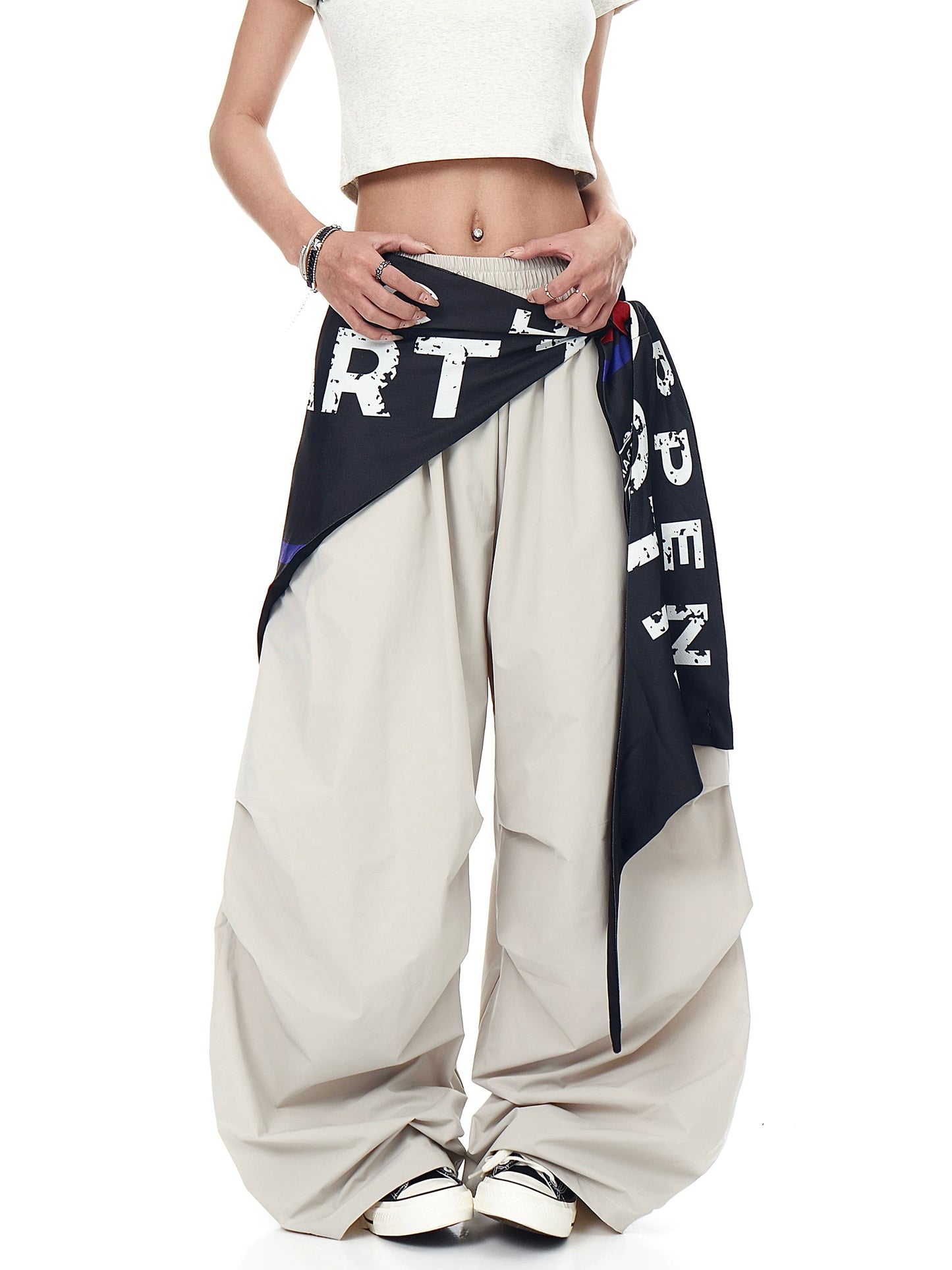 【25s Jul.】Retro Design Cargo Paratrooper Pants