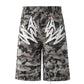 【25s Aug.】Vintage Washed Camo Print Shorts