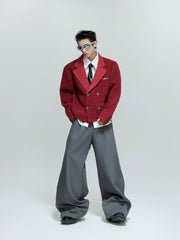 【25s Oct.】Sequined Plaid Textured Cardigan Jacket