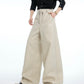 【25s Mar.】Niche Metal Double Zipper Straight Trousers