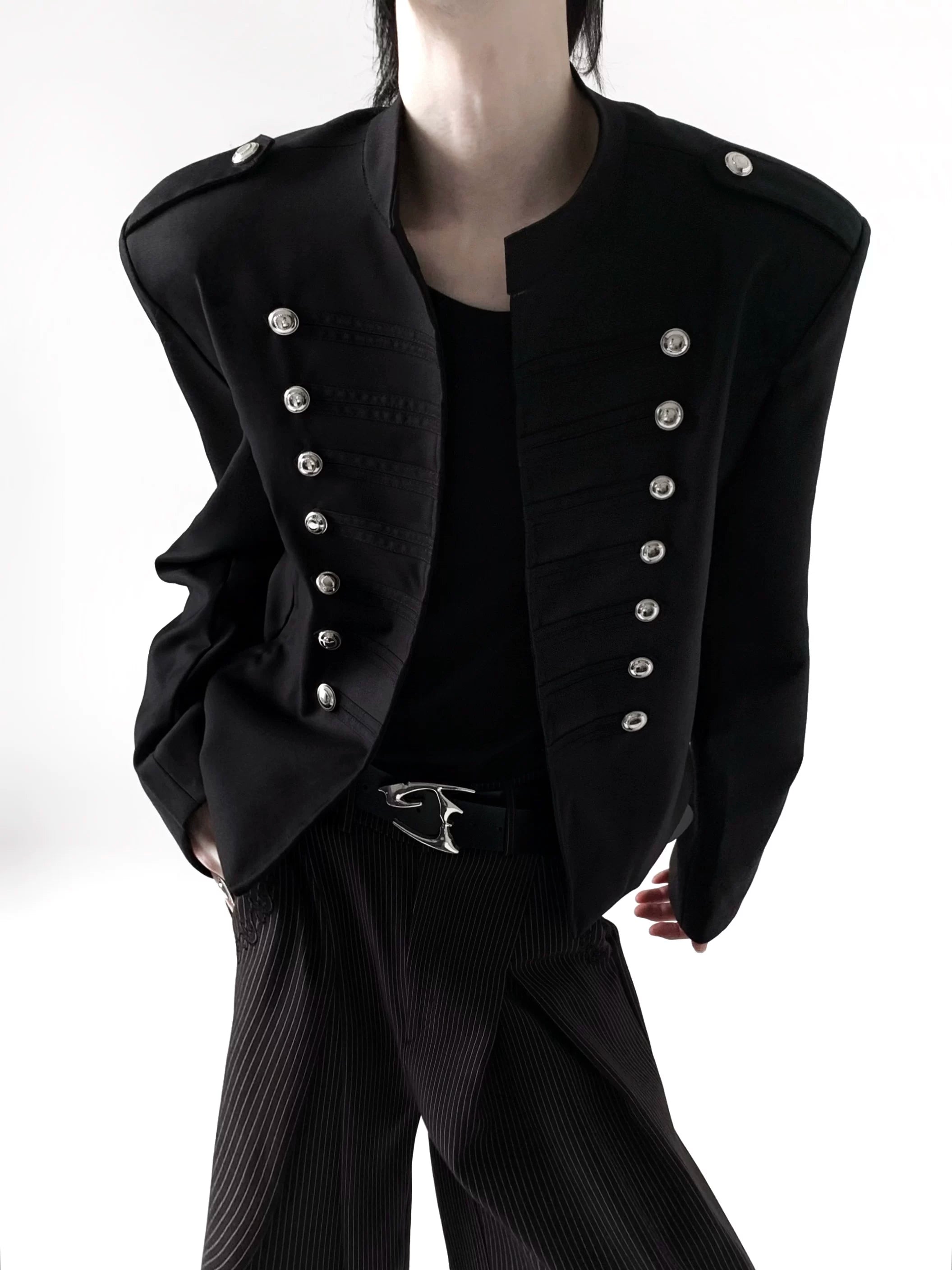 Dark Court Napoleon Cropped Jacket
