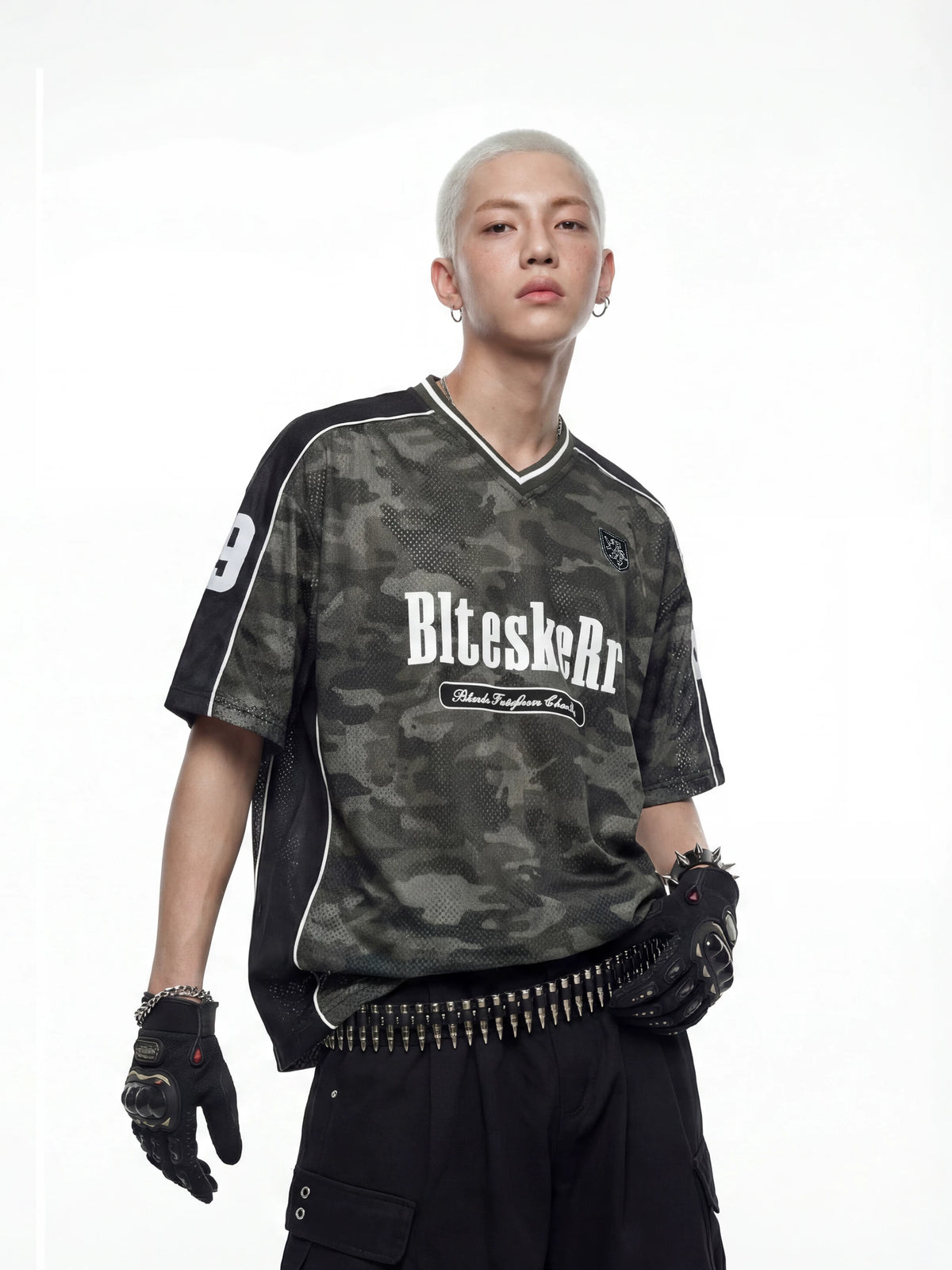 Camo Panel Jersey Street Tee