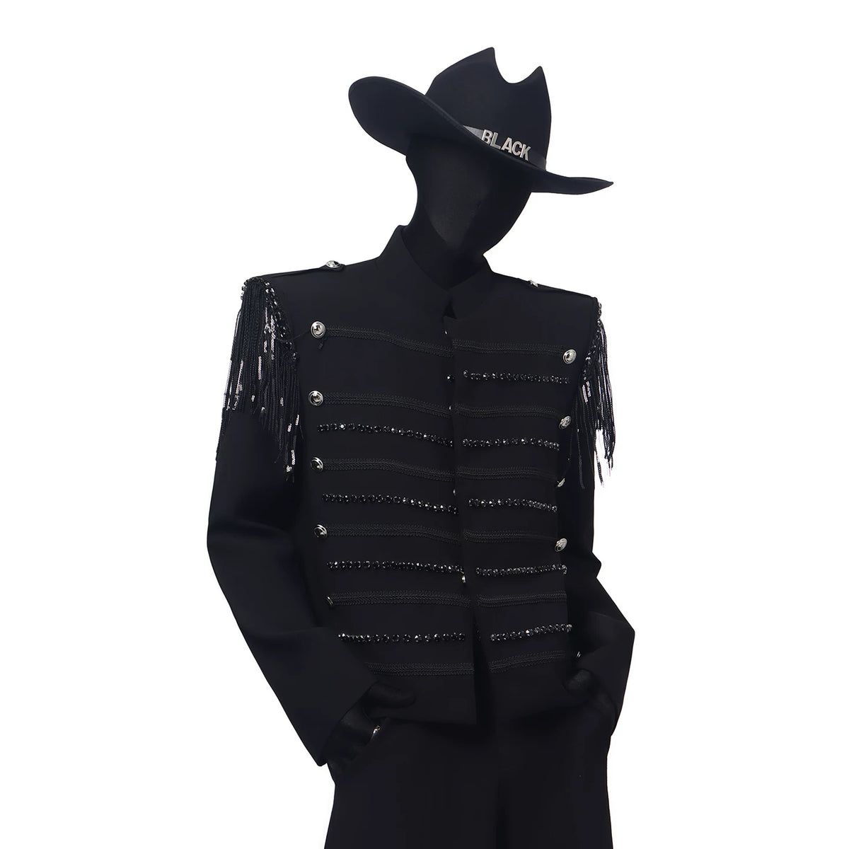 Napoleon Epaulet Fringe Jacket