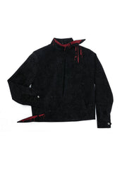 Crimson Stardust Suede Jacket