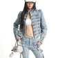 【25s Sep.】Light Blue Faded Flare Wide-Leg Jeans