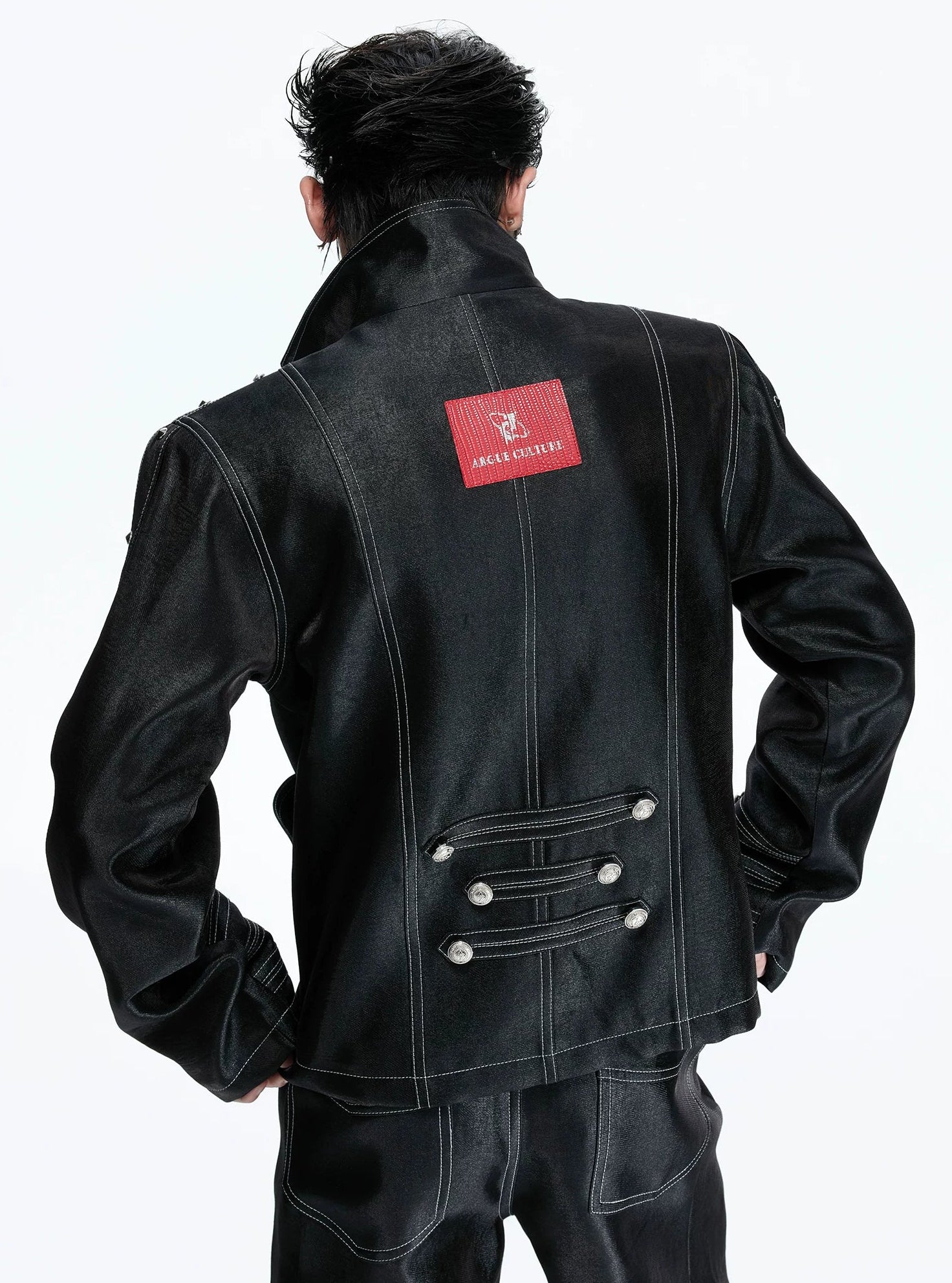 Napoleon Lustrous Cropped Jacket + Pants