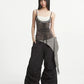 【25s Aug.】Cross-Lace Layered Gothic Camisole Top