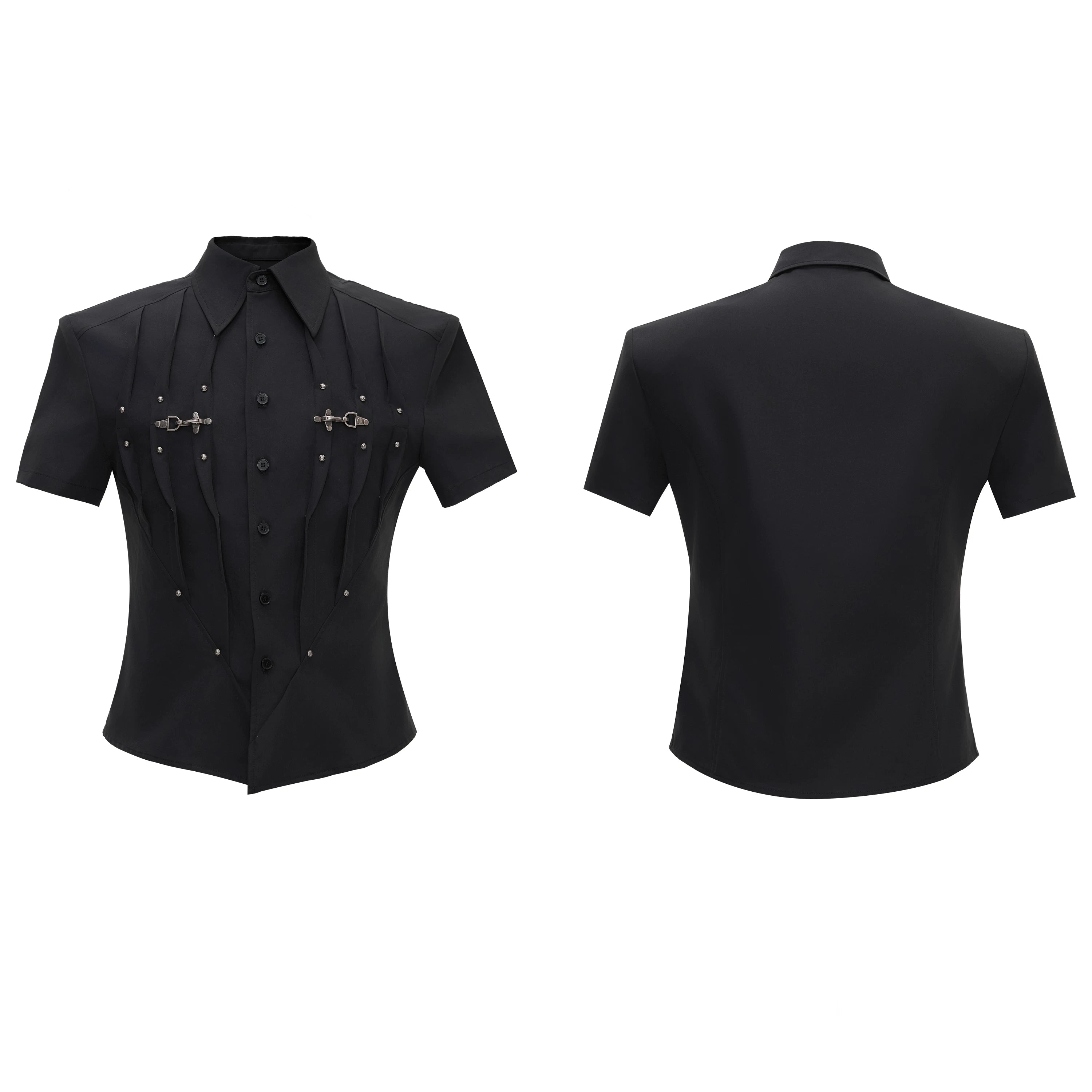 【26s Apr.】Pleated Waist Structured Shirt