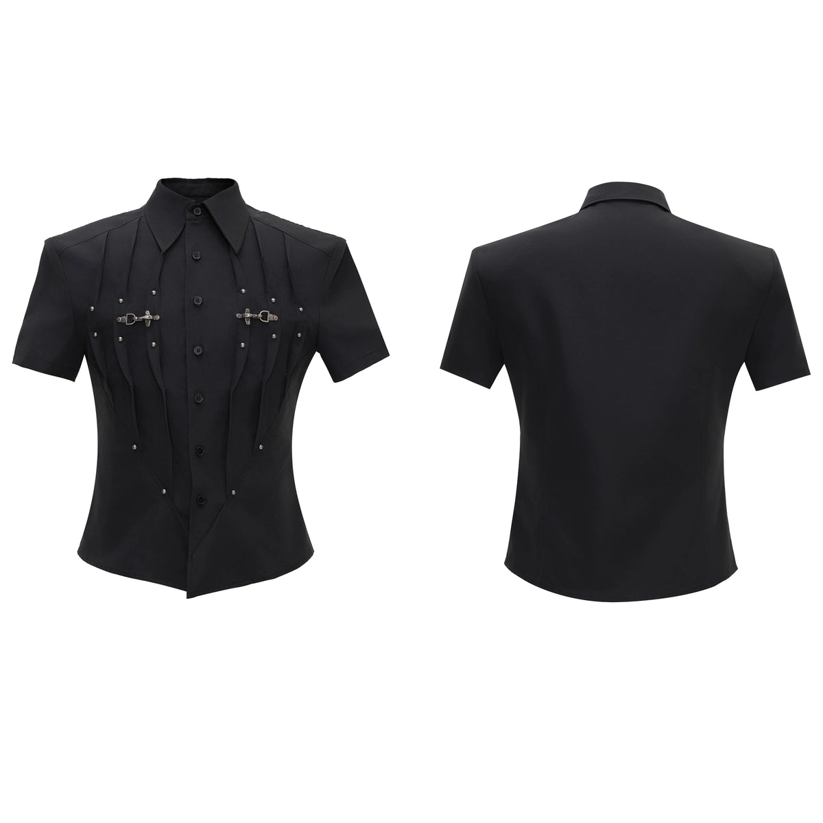 【26s Apr.】Pleated Waist Structured Shirt
