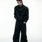 【25s Aug.】Faux Two-Piece Mock Neck Zip Hoodie & Sweatpants Set