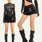 【25s Oct.】Studded Punk Low-rise Shorts