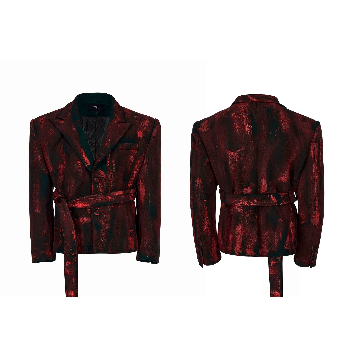 【25s Dec.】100% Wool Brushed Dirty Wool Suit Jacket