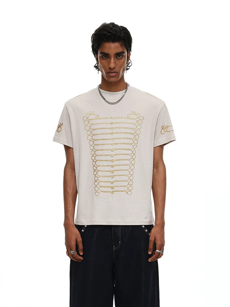 【26s May】Napoleonic Court Printed Slim Tee