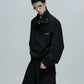 【25s Oct.】Casual Stand Collar Cropped Sweatshirt/Ribbon Pocket Pants